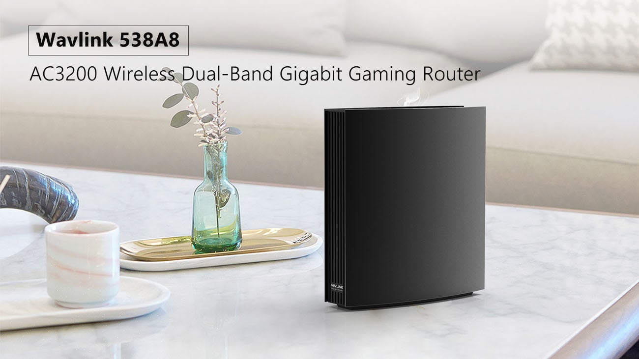 Wavlink 538A8 AC3200 Wireless Dual-Band Gigabit Gaming Router